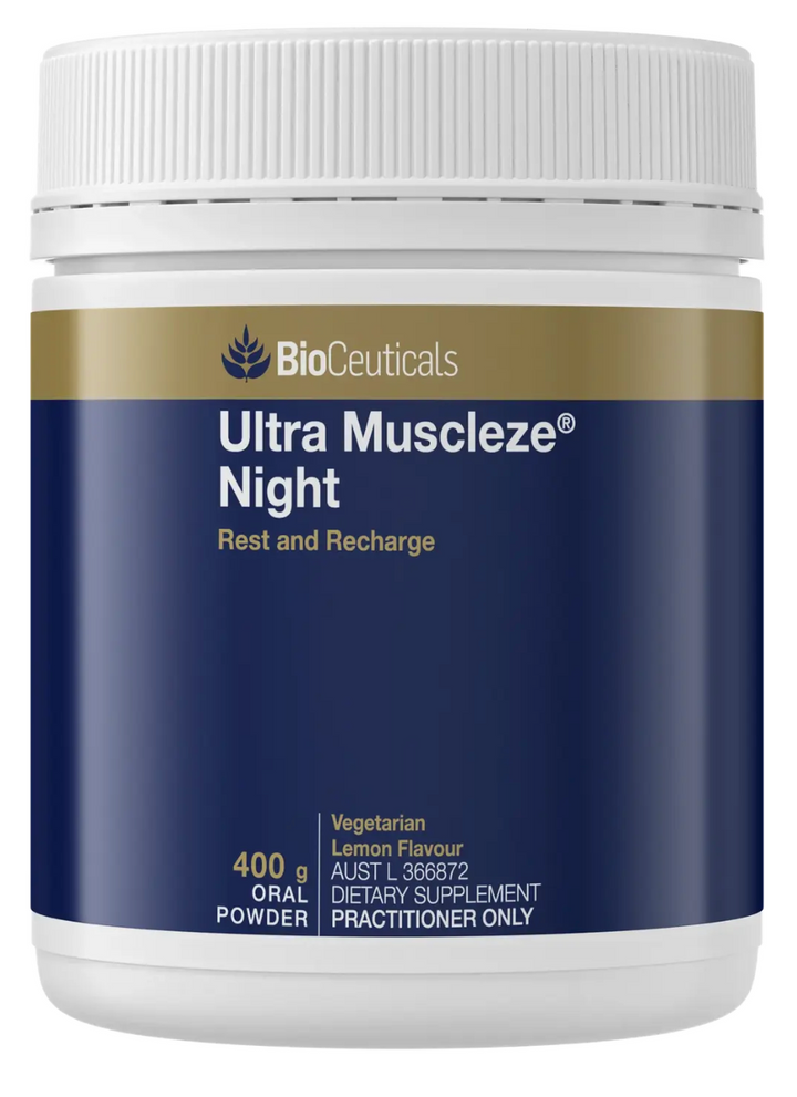 BioCeuticals Ultra Muscleze Night Lemon 400g