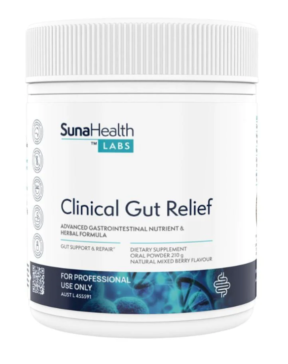 SunaHealth Labs Clinical Gut Relief Mixed Berry 210g