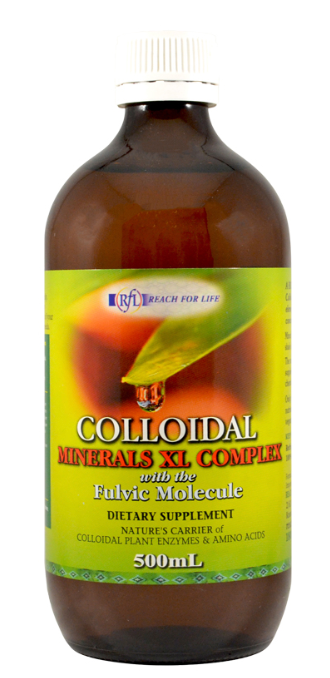 Reach For Life Colloidal Minerals XL with Fulvic Acid 500ml