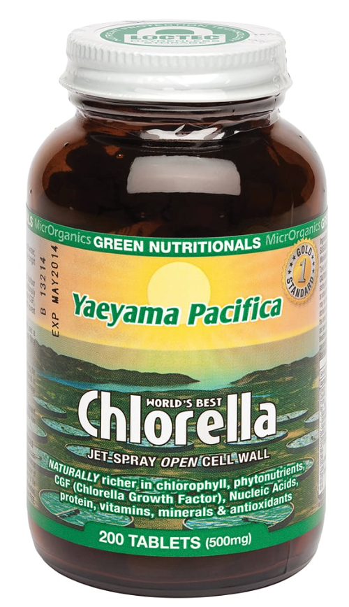 Green Nutritionals Yaeyama Pacific Chlorella 200t